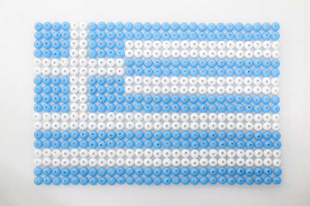 Greece flagの写真素材