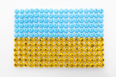 Ukraine flagの写真素材