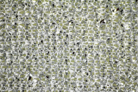 Close-up silver textures
