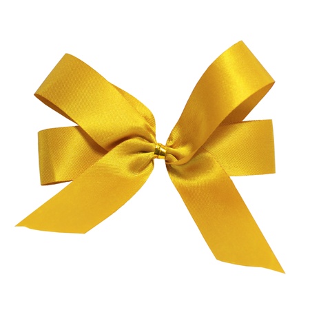 Gold ribbonの写真素材