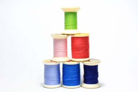 colorful threadの写真素材
