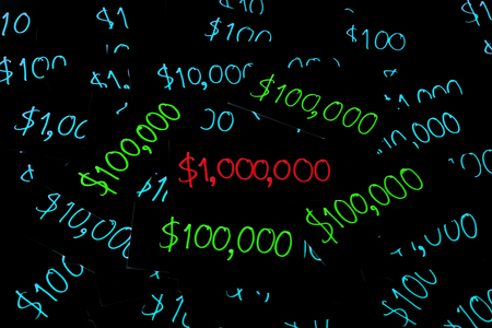 dollar money backgroundの写真素材