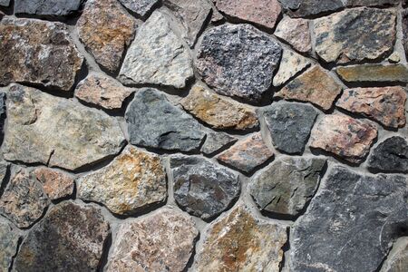 Old stone wall texture. the Rock wall seamless textureの写真素材