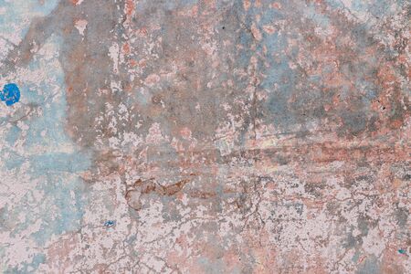 Background of old multicolored cracked paint. Background for designersの写真素材