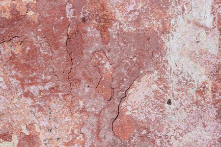 Background of old multicolored cracked paint. Background for designersの写真素材