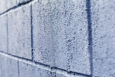 texture of blue wall from plaster coating.の写真素材