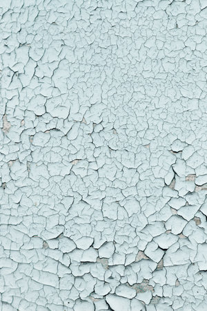 Gray texture of old cracked paint, grunge background.の写真素材