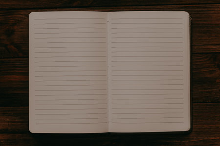 Notepad, diary, study concept, time management.の写真素材