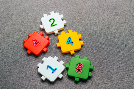Children's colorful details designer for early development.の写真素材