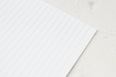 Notepad, diary, study concept, time management.の写真素材