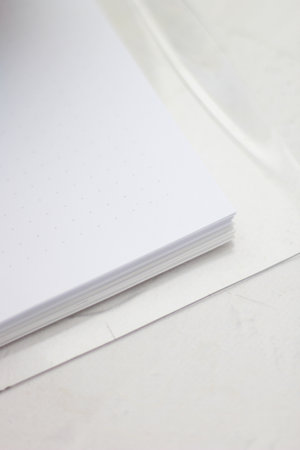 Notepad, diary, study concept, time management.の写真素材