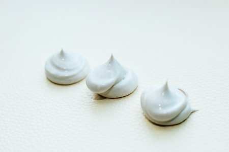 The texture of a cosmetic care cream-scrub.の写真素材