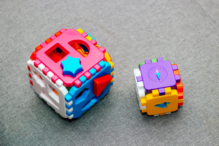 Children's colorful details designer for early development.の写真素材