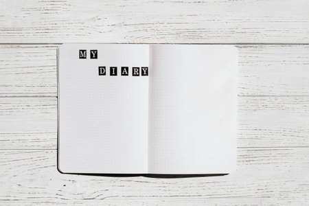 A diary for recording cases, a notebook