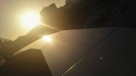 The biggest cliche in photography is sunrise and sunsetの写真素材