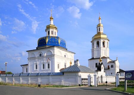 The monastery has the big historical, religious and cultural value in Russia. Is in Siberia near to the city of Tobolskの写真素材