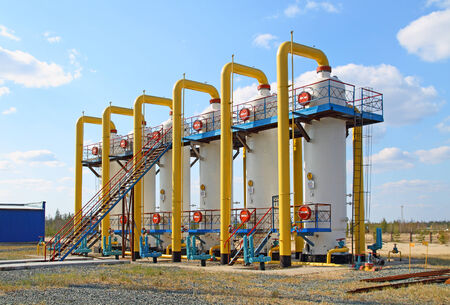 Equipment for processing and transportation of gasのeditorial素材