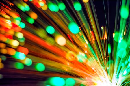 abstract light bokeh backgroundの写真素材