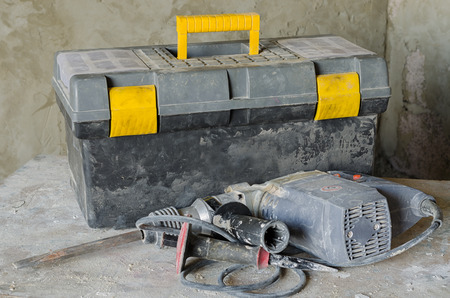 hammer drill perforator equipmentの写真素材