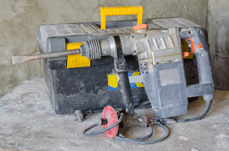 hammer drill perforator equipmentの写真素材