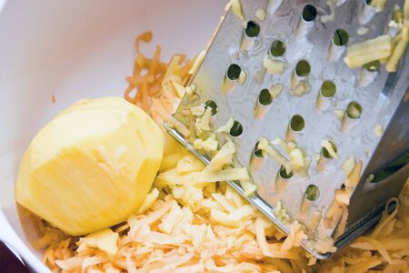 Potato pancakeの写真素材