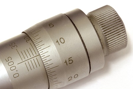 Close-up micrometerの写真素材