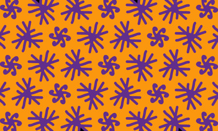 Seamless pattern with hand drawn doodle elements. Vector illustration.