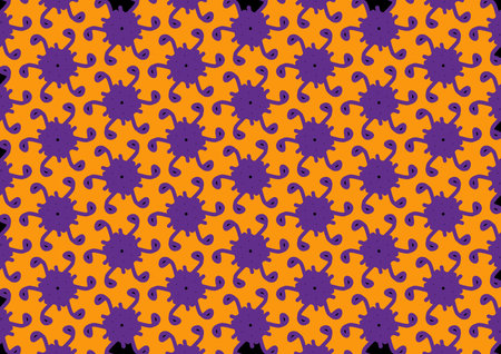 Seamless background pattern with a variety of multicolored lines.