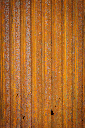 Old zinc fence background 