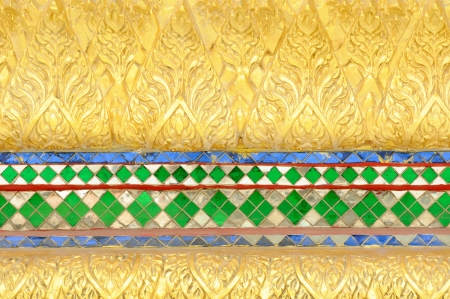  Thai style architecture art temple の写真素材