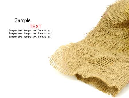 Sack texture backgroundの写真素材