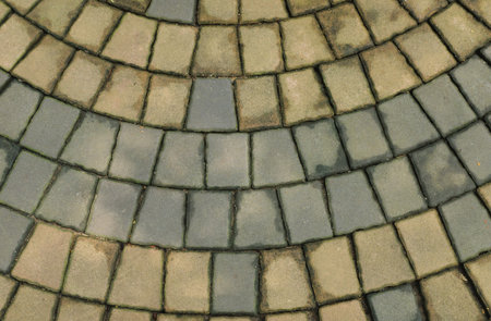 Texture of old stone floor backgroundの写真素材