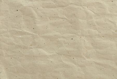 Brown crumpled paper texture backgroundの写真素材
