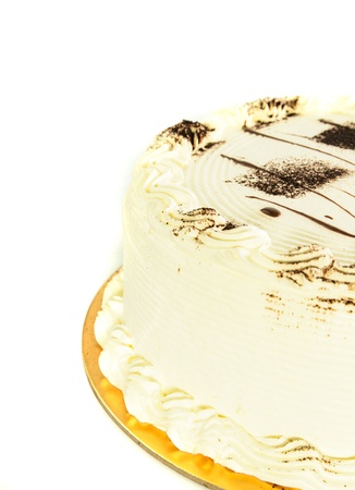 Cake with isolated white backgroundの写真素材