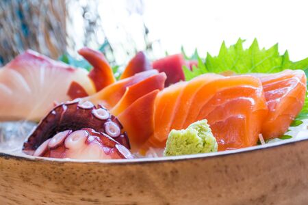 Sashmi set ,japanese food,fusion foodの写真素材
