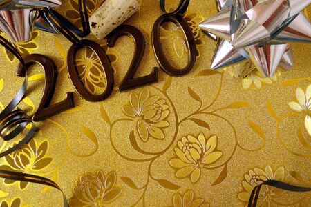 Happy new year 2020 backgroundの写真素材