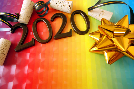Happy new year 2020 background