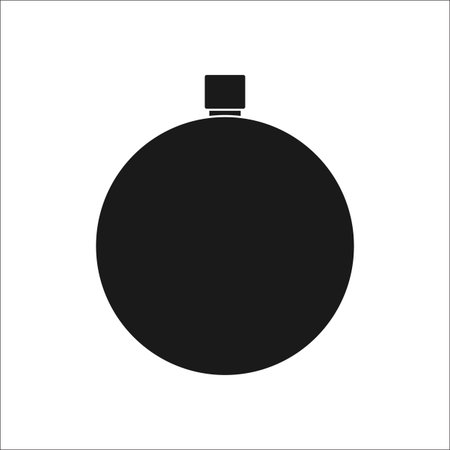 Tourist camping flask sign simple icon on  backgroundのイラスト素材