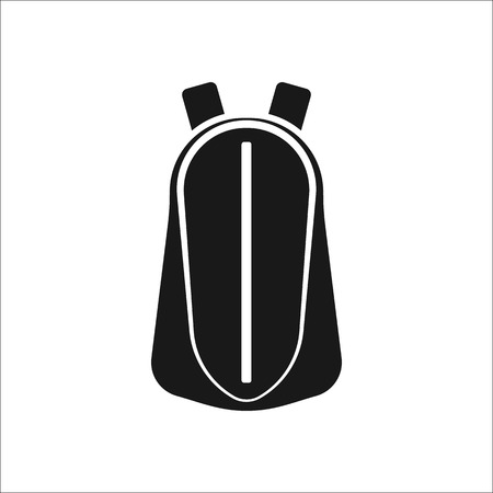 Camping backpack sign simple icon on  backgroundのイラスト素材