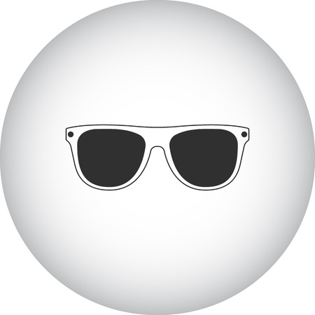 Tourist sunglasses  sign simple icon on  backgroundのイラスト素材
