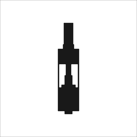 Vaping atomizer sign simple icon on backgroundのイラスト素材