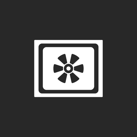 Security safe sign simple icon on backgroundのイラスト素材