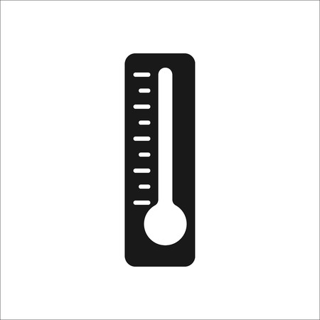 Thermometer symbol sign simple icon on backgroundのイラスト素材