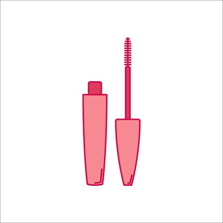 Gel for eyebrows symbol simple flat icon on backgroundの写真素材