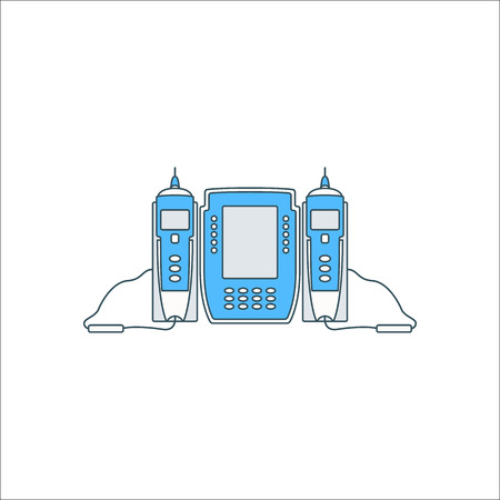 Blood Transfusion machine symbol simple flat icon on backgroundのイラスト素材