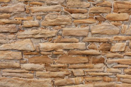 old fortress wall. Texture image of masonry. ancient brick surface