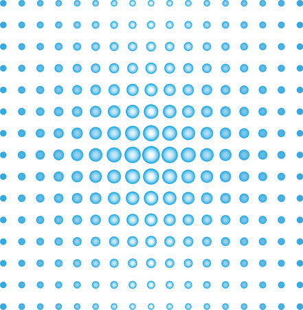 seamless pattern of dots forming a sphereのイラスト素材