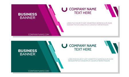 vector business banner designのイラスト素材