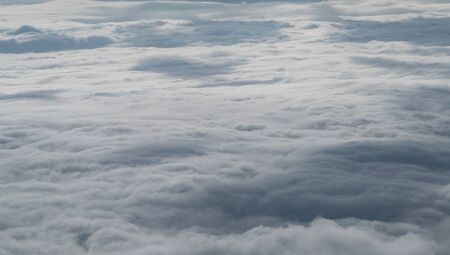 Cloudscape view from aircraftの写真素材