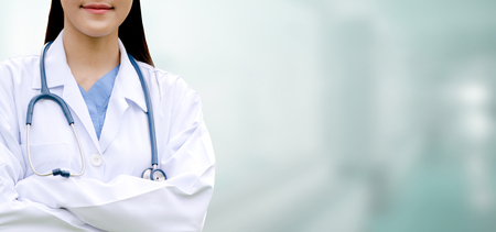 Professional doctor at the hospital. Medical healthcare business and doctor service.の写真素材